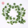 1Pcs 230Cm Green Vine Silk Artificial Hanging Leaf For Home Garden Decoration