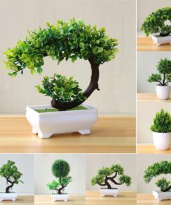 Artificial Plants Potted Bonsai Garden Decoration