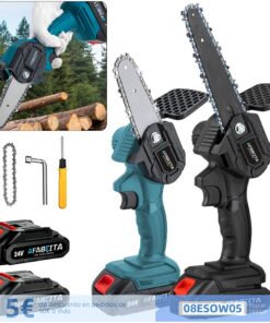 29326 z8735g 247x296 - 4/6 Inch 1200W Mini Pruning Saw Electric Chainsaws Removable For Garden Trimming